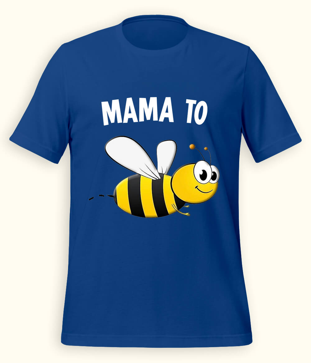 Royal Blue Mommy to be T-Shirt