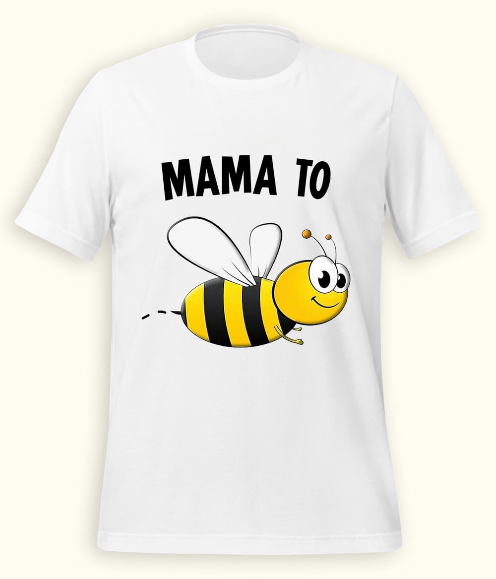 White Mommy to be T-Shirt