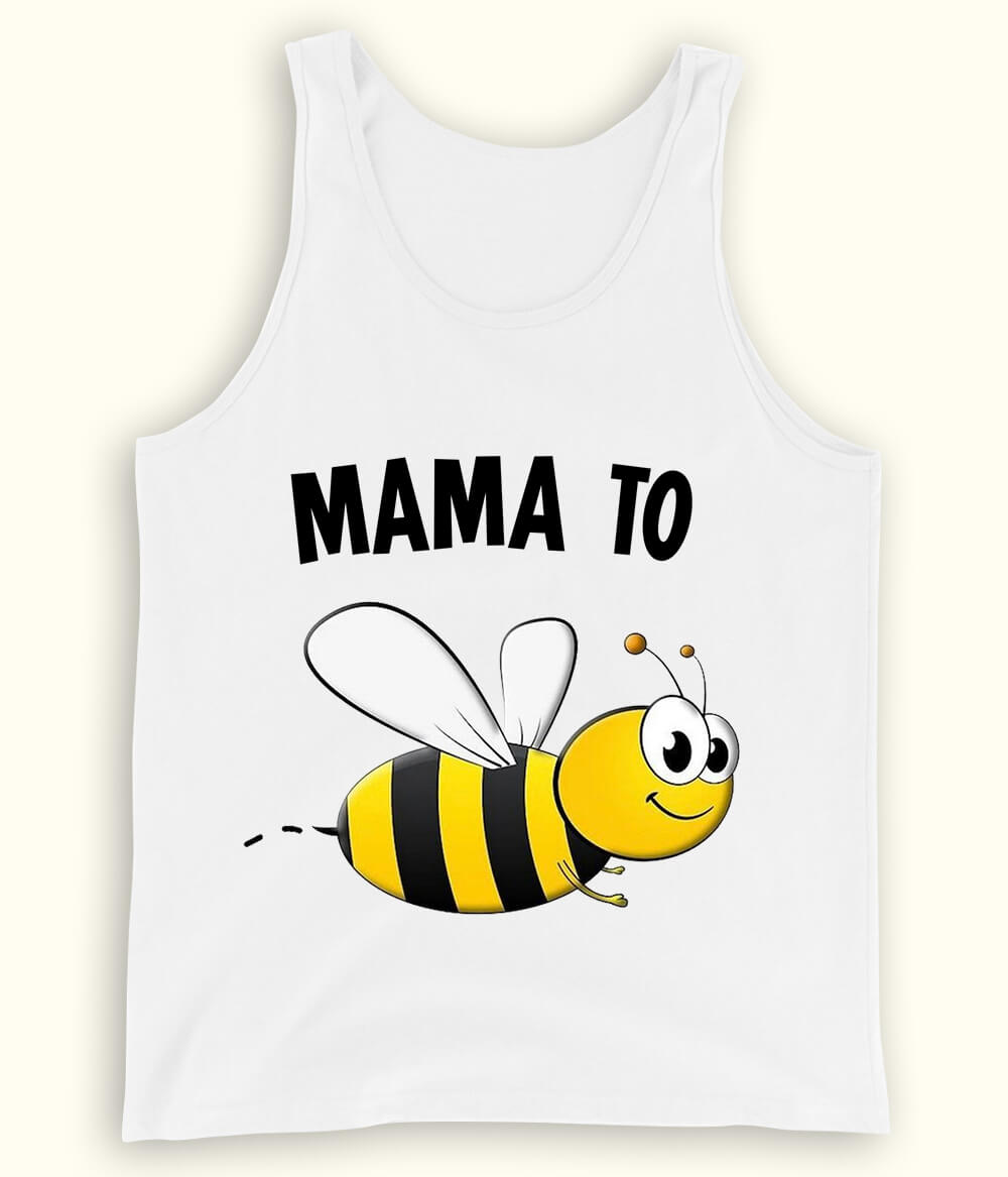 White Mommy to be Tanktop