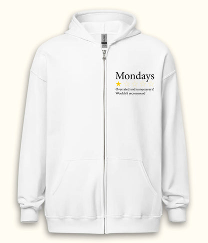 Monday Meme Adventure Zipper Hoodie (Unisex)