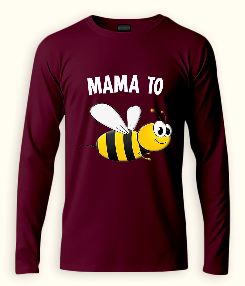 Maroon Mother Long Sleeve T-Shirt