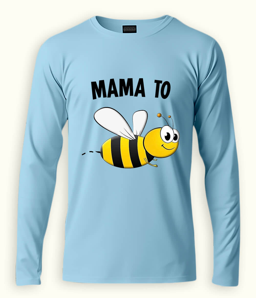 Sky Blue Mother Long Sleeve T-Shirt