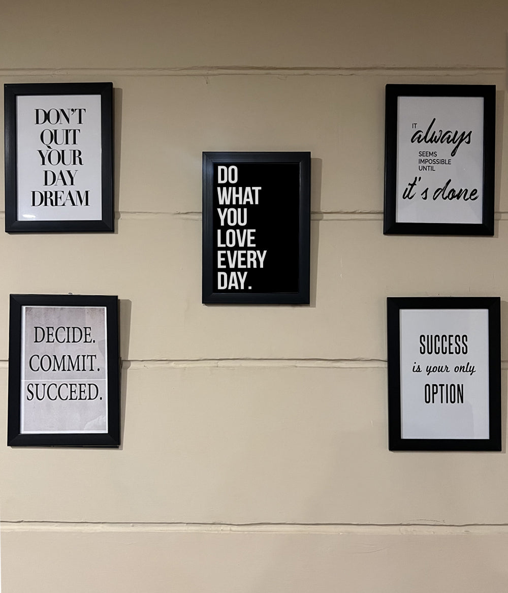 Motivational Quote Frames for Offices | Tasweer
