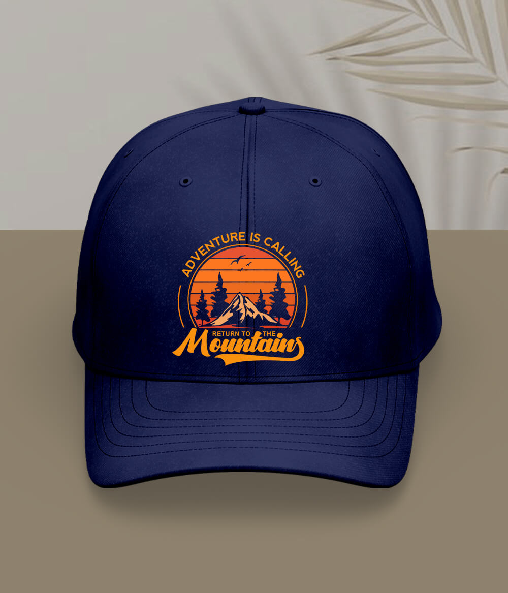 Navy Blue Mountain Adventure Cap