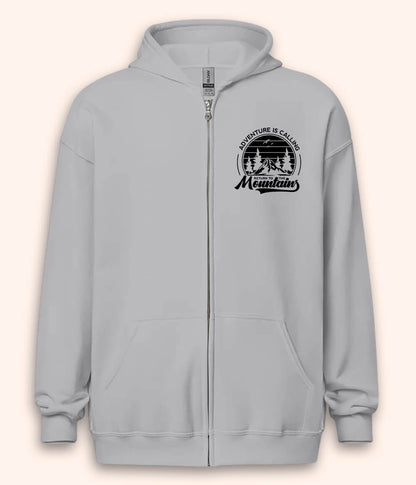 Mountain Adventure Zipper Hoodie (Unisex)