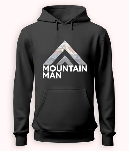 Charcoal Grey Mountain Man Hoodie