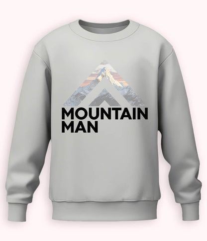 Heather Grey Mountain Man Sweatshirt