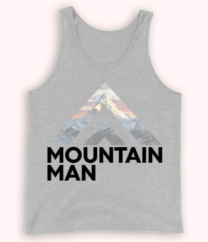 Heather Grey Mountain Man Tanktop
