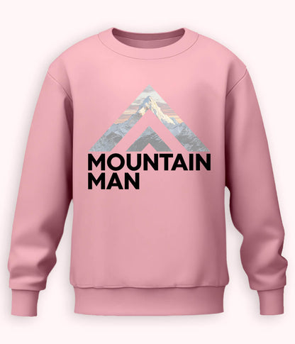 Light Pink Mountain Man Sweatshirt