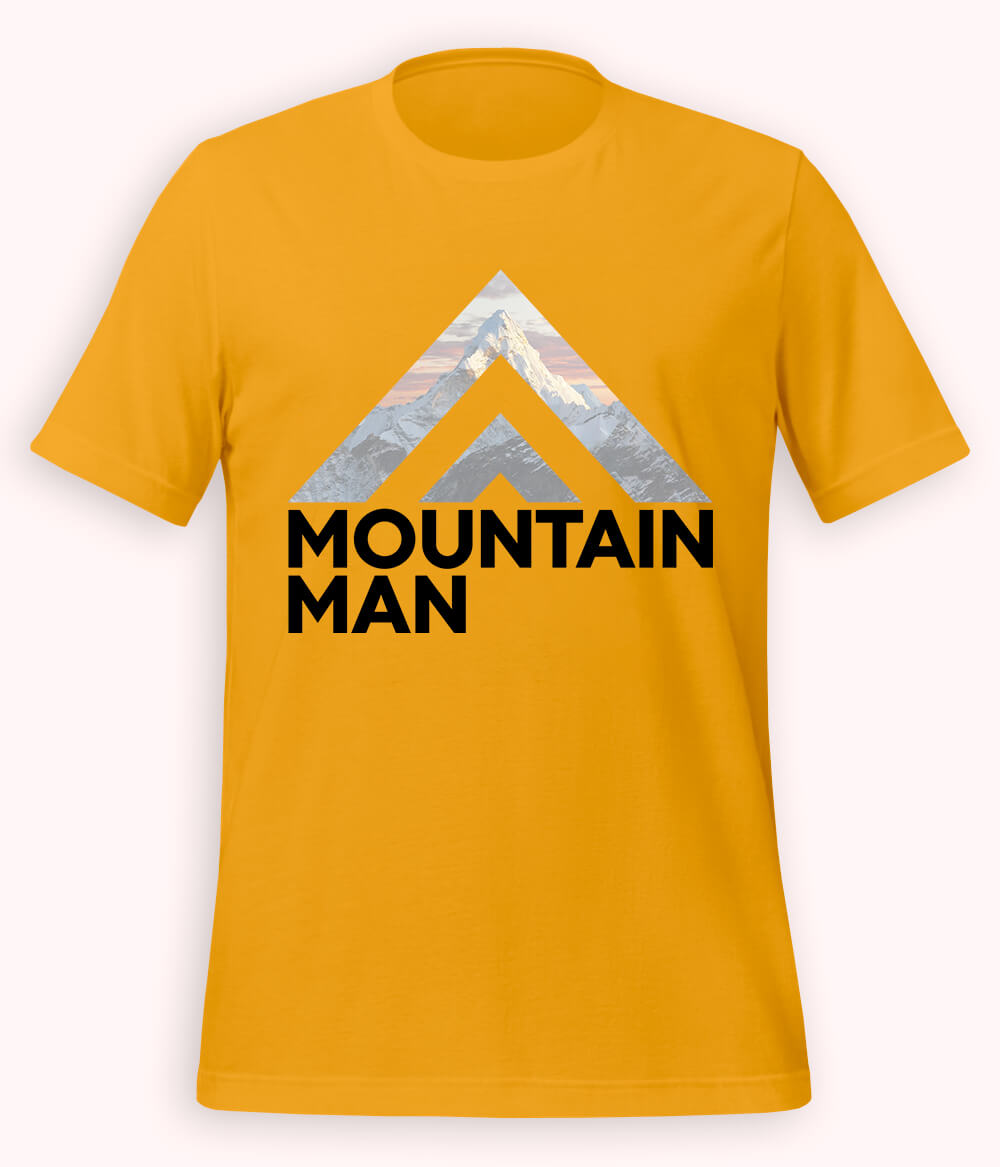Mustard Mountain Man T-Shirt