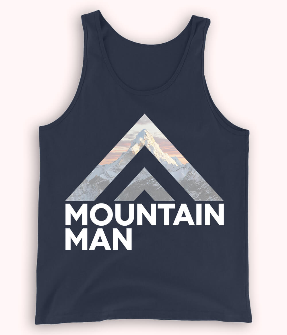 Navy Mountain Man Tanktop
