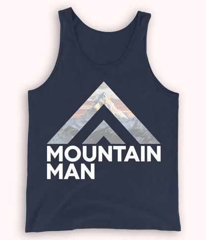 Navy Mountain Man Tanktop