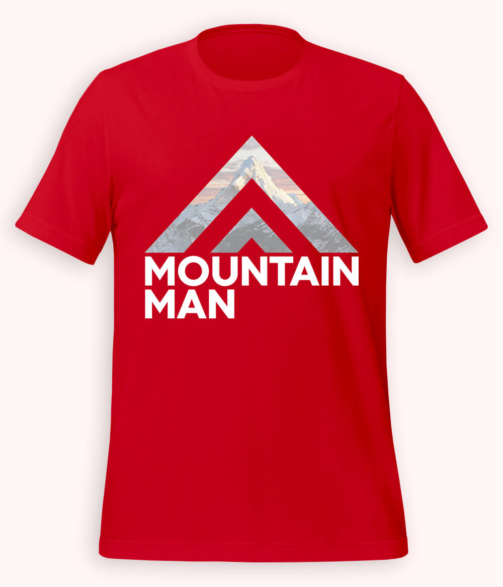 Red Mountain Man T-Shirt