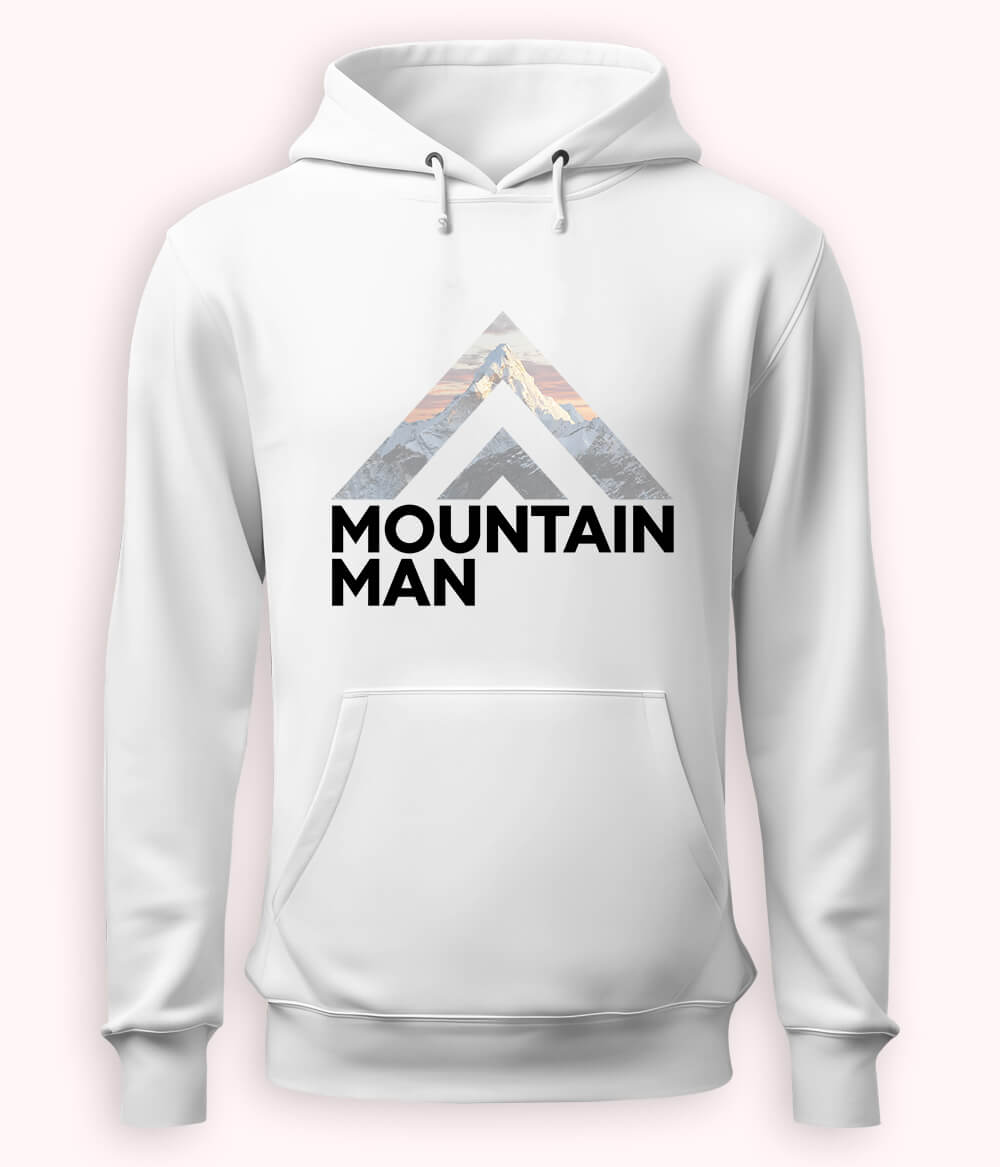 White Mountain Man Hoodie