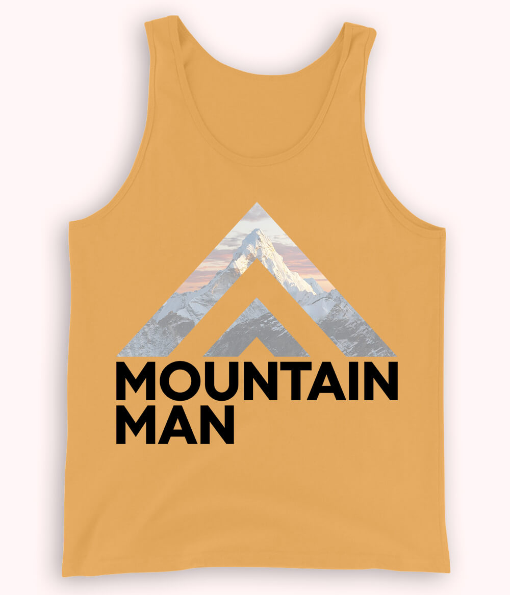 Yellow Mountain Man Tanktop