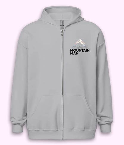 Mountain Man Zipper Hoodie