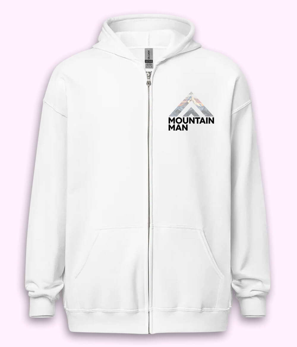 Mountain Man Zipper Hoodie
