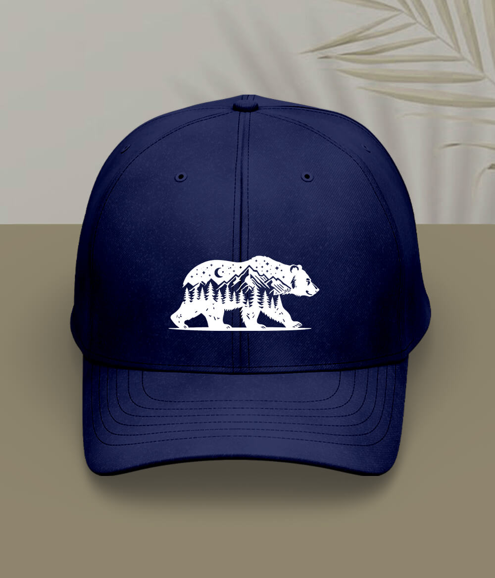 Navy Blue Mountains are Calling Cap