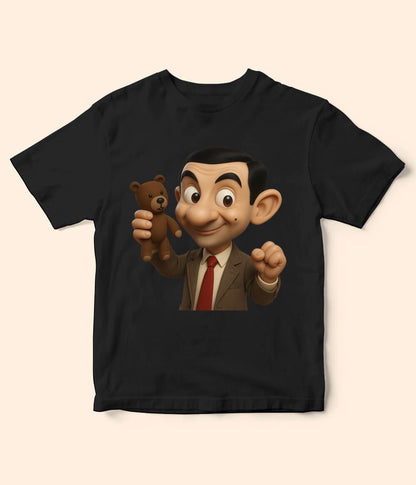 Mr-Bean Black T Shirt for Kids