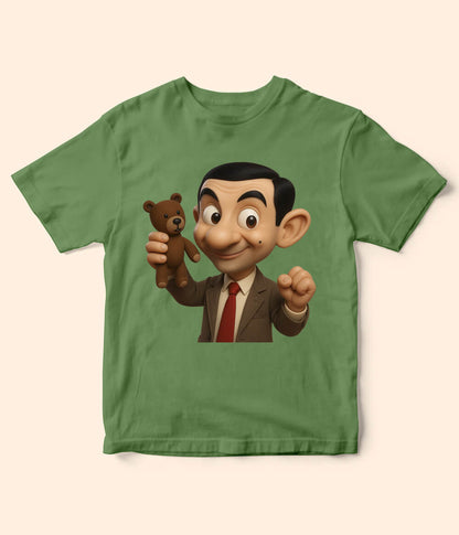 Mr-Bean Knorr Green T-Shirt for Kids