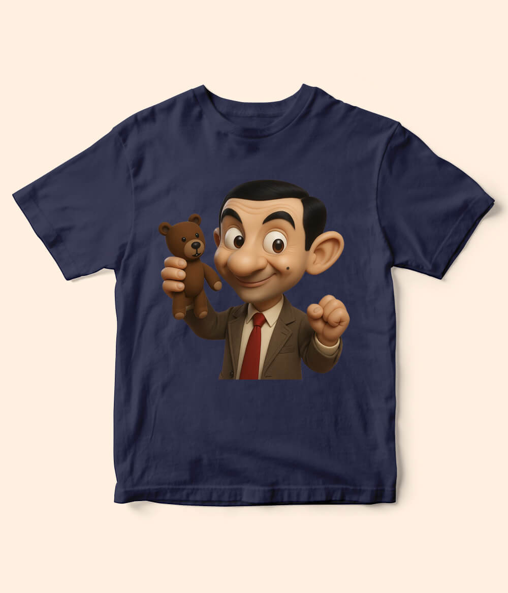 Mr-Bean Navy T-Shirt for Kids