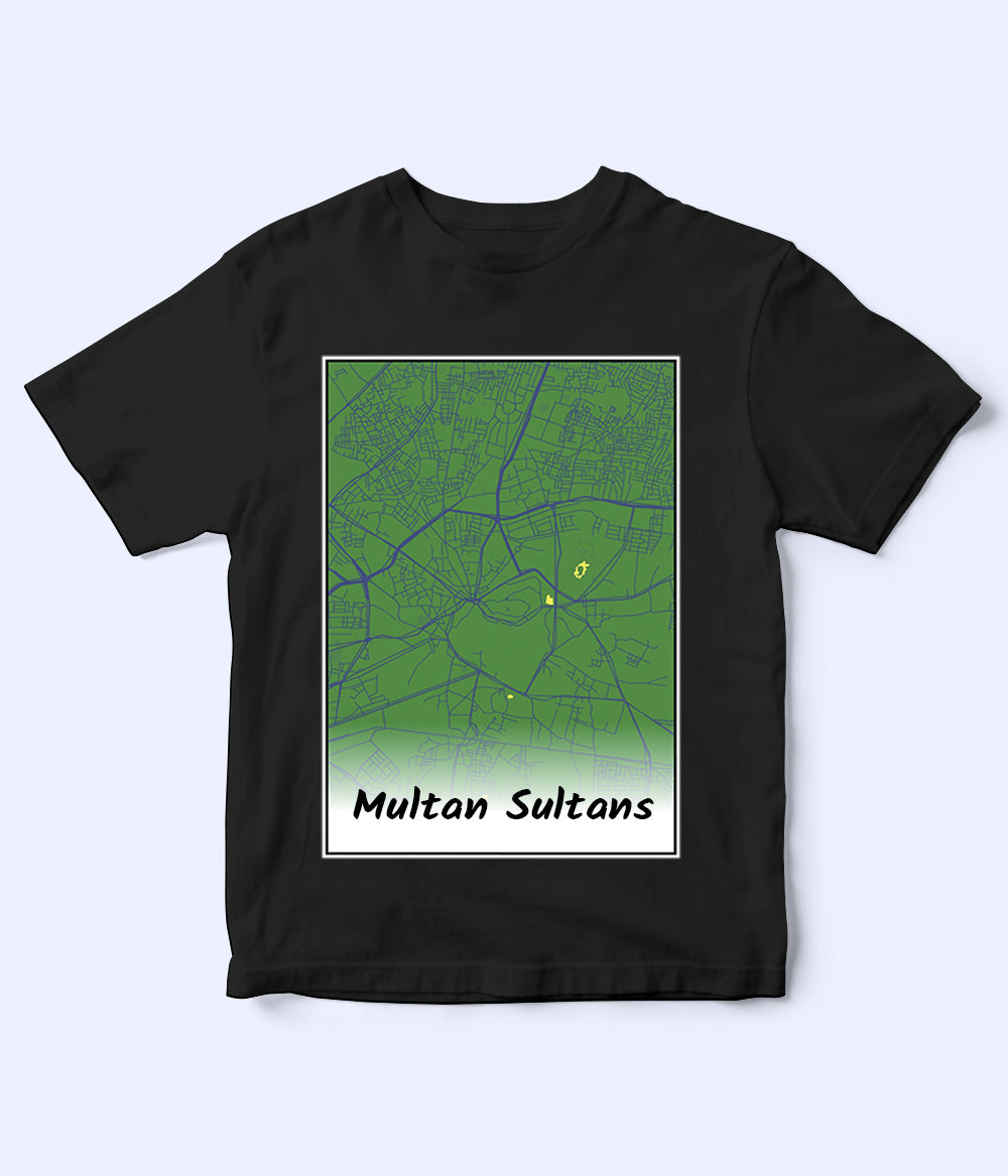 Multan Sultans Kids Cricket T-shirt Unisex (Customizable)