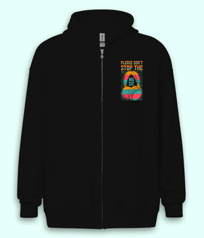 Music Lovers Zipper Hoodie (Unisex)
