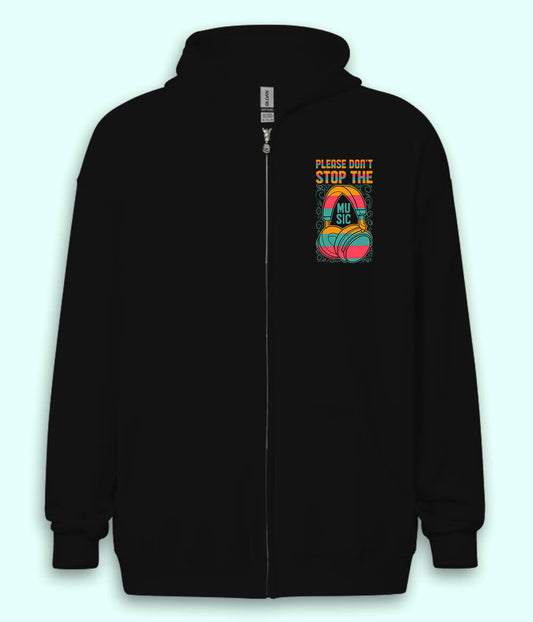 Music Lovers Zipper Hoodie (Unisex)