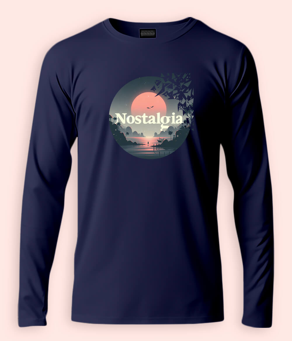 Tropical Nostalgia Long Sleeve Tee (Unisex)