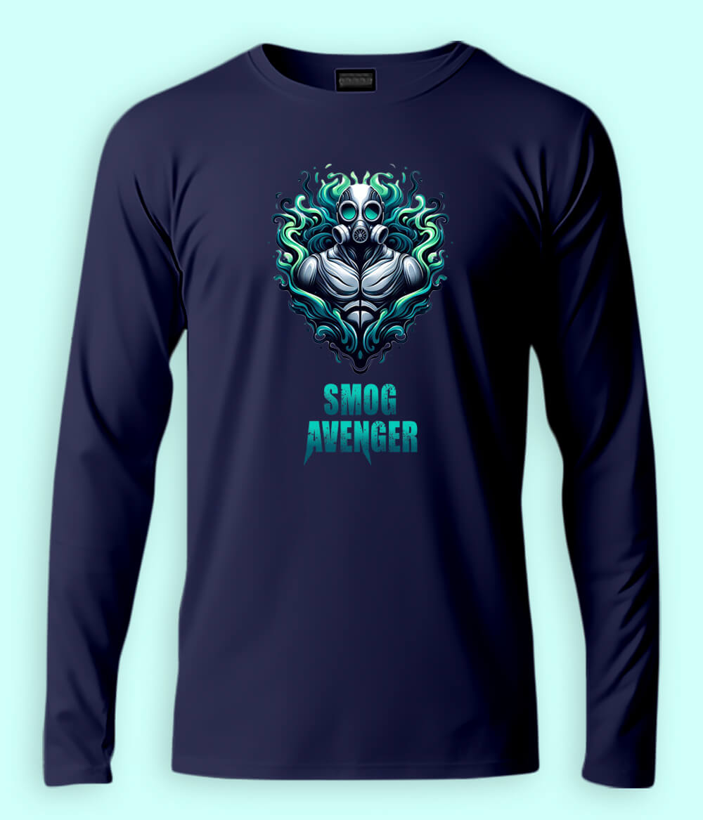 Funny Smog Avengier Long Sleeve T-Shirt