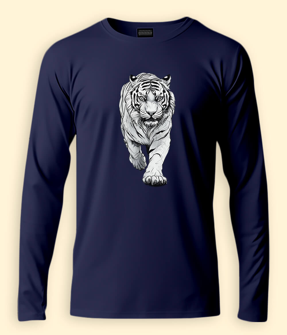 White Tiger Full sleeve T-Shirt