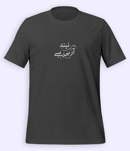 Neend Aa Rahi Hai Urdu T-Shirt (Unisex) – Funny Lazy Tee 
