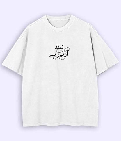 Neend Aa Rahi Hai Urdu Oversized T-Shirt (Unisex) – Relatable Gen-Z Style 