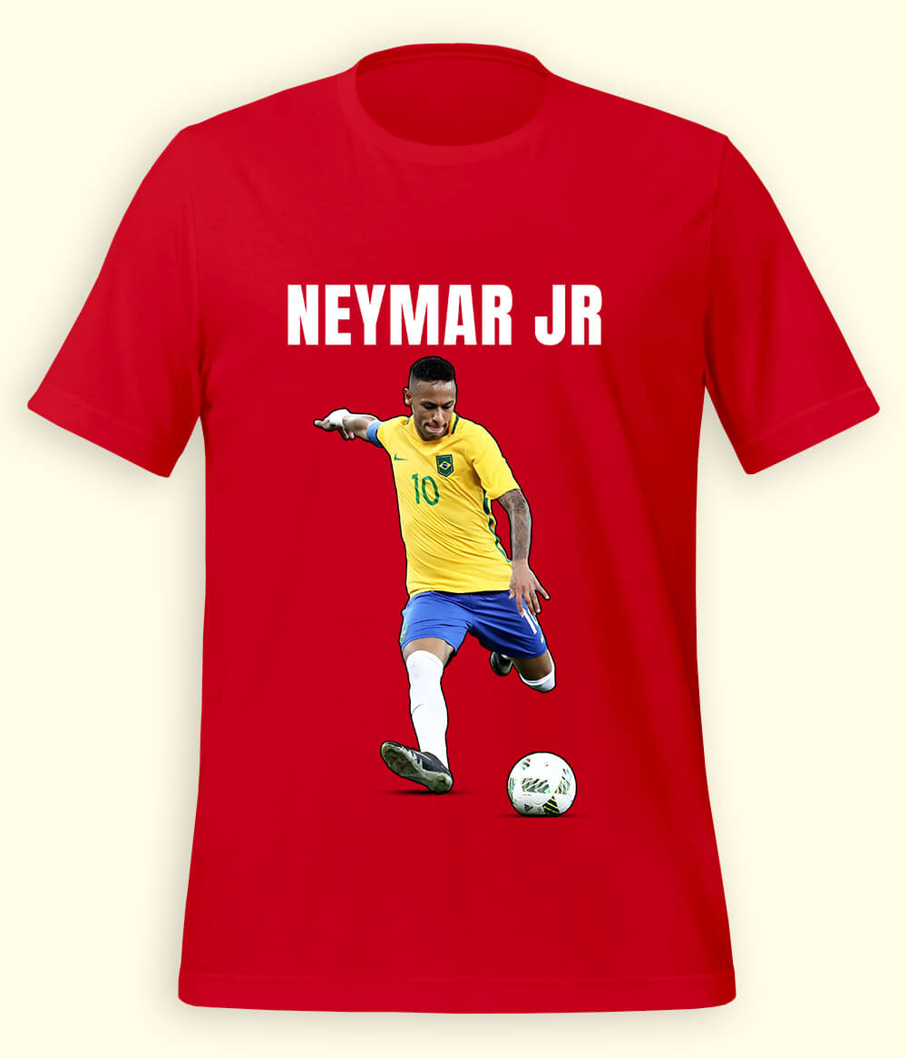 Neymar Jr Brazil Football T-Shirt 