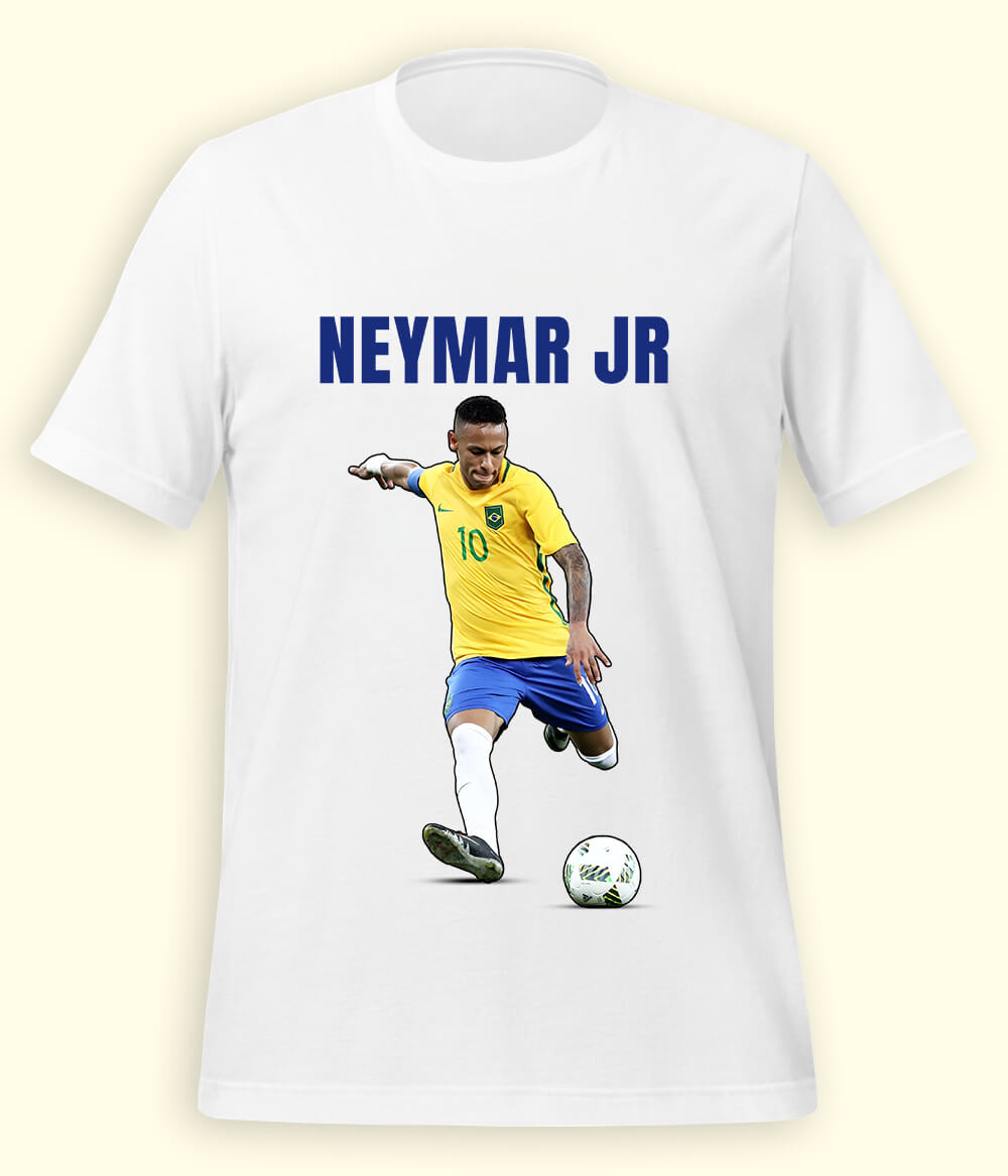 Neymar Jr Brazil Football T-Shirt 