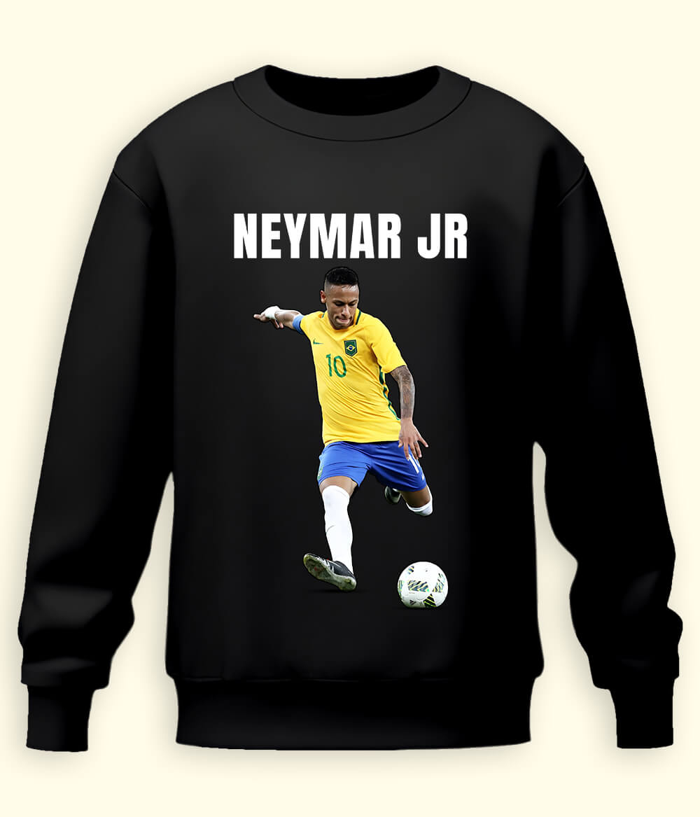 Neymar Jr Brazilian Star Football Sweatshirt