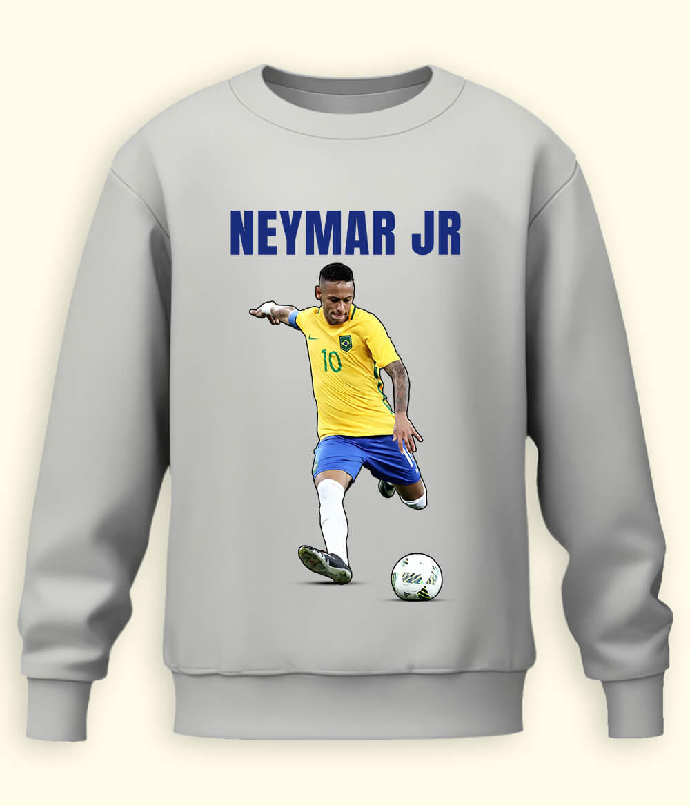Neymar Jr Brazilian Star Football Sweatshirt