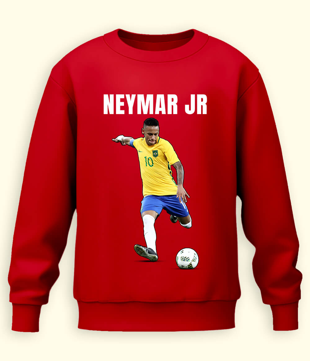 Neymar Jr Brazilian Star Football Sweatshirt