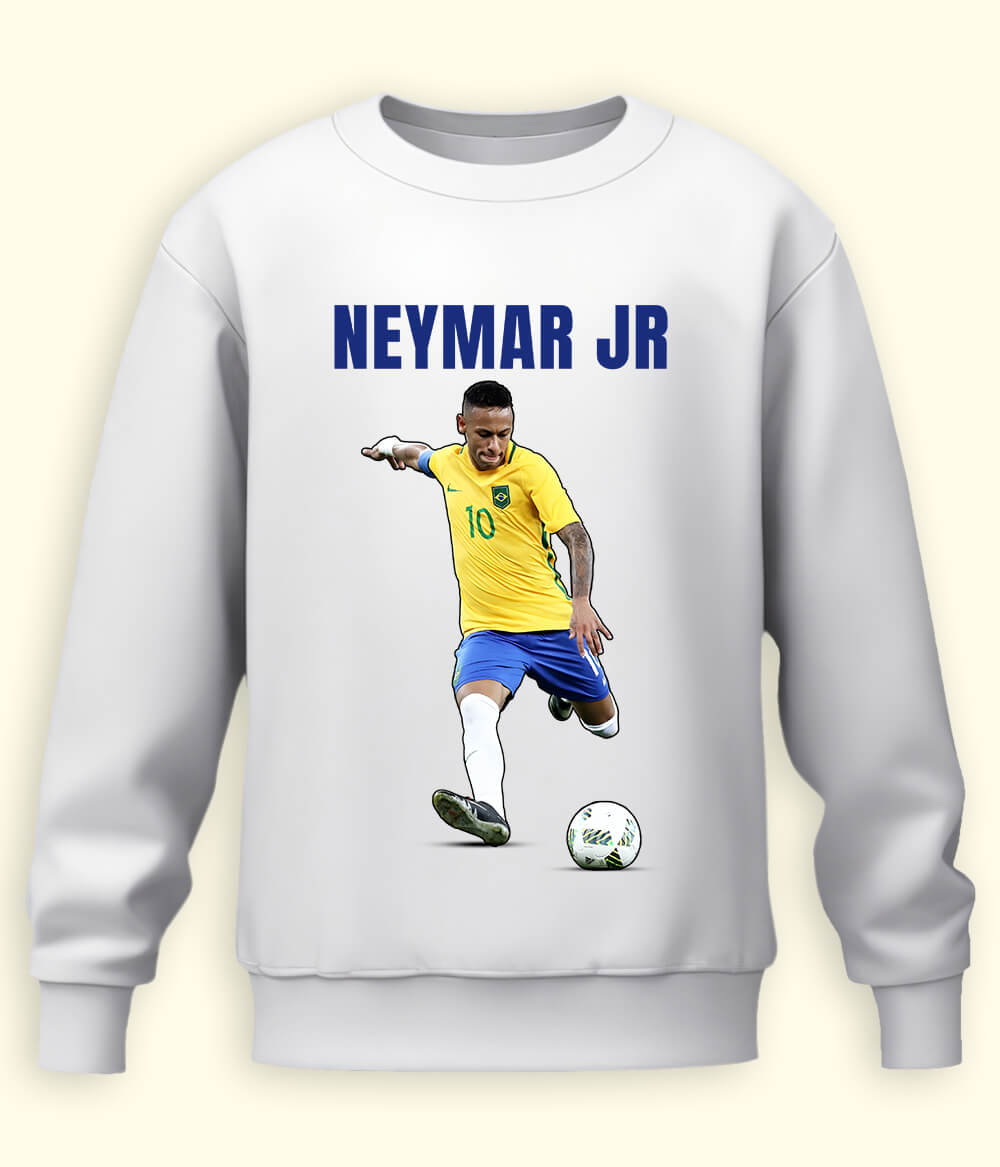 Neymar Jr Brazilian Star Football Sweatshirt