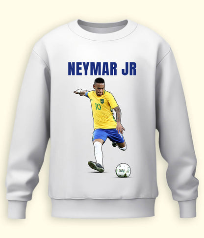 Neymar Jr Brazilian Star Football Sweatshirt