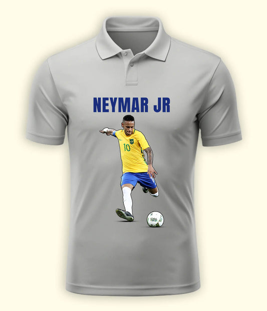 Neymar Jr Football Graphic Polo T-Shirt