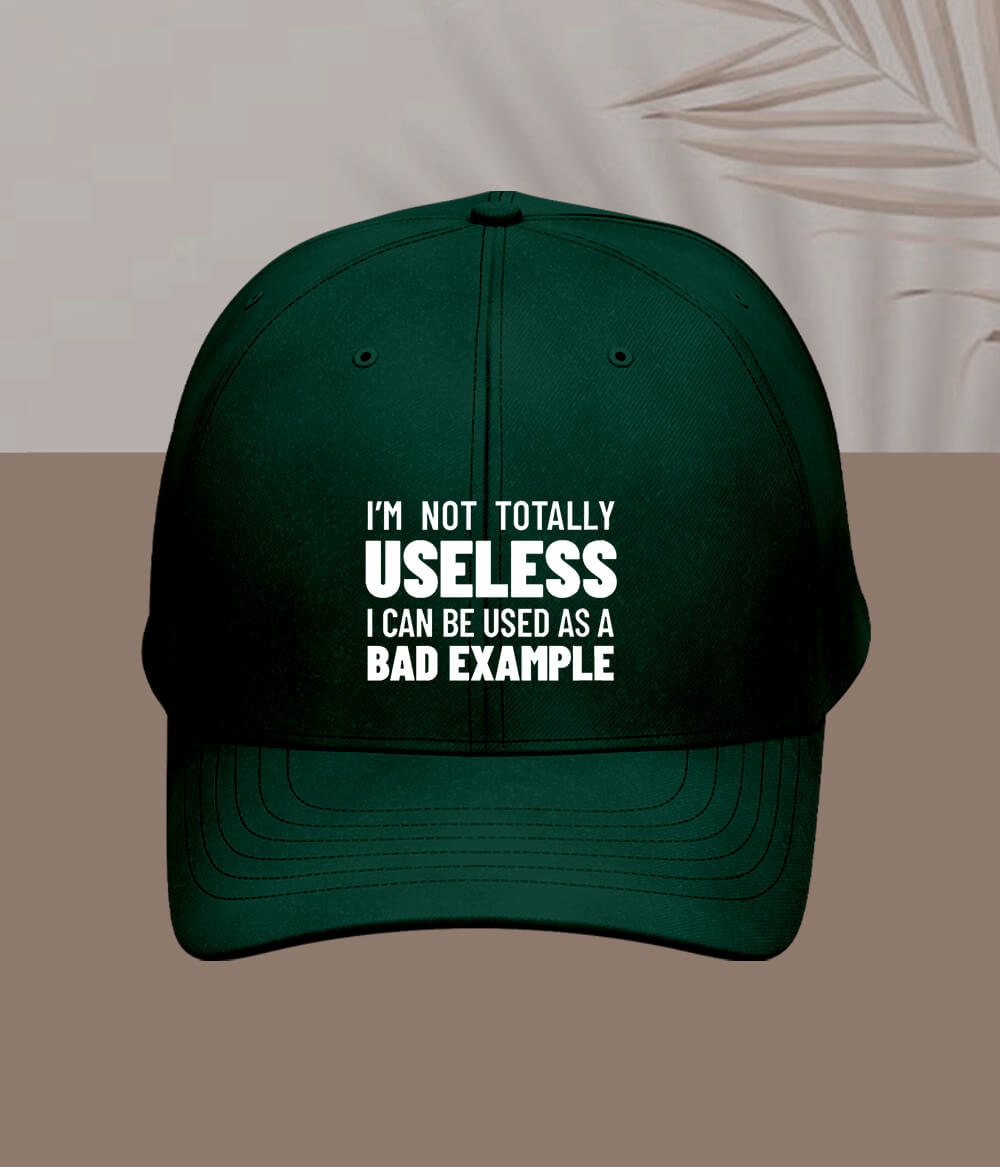 Green Not Totally Useless Cap