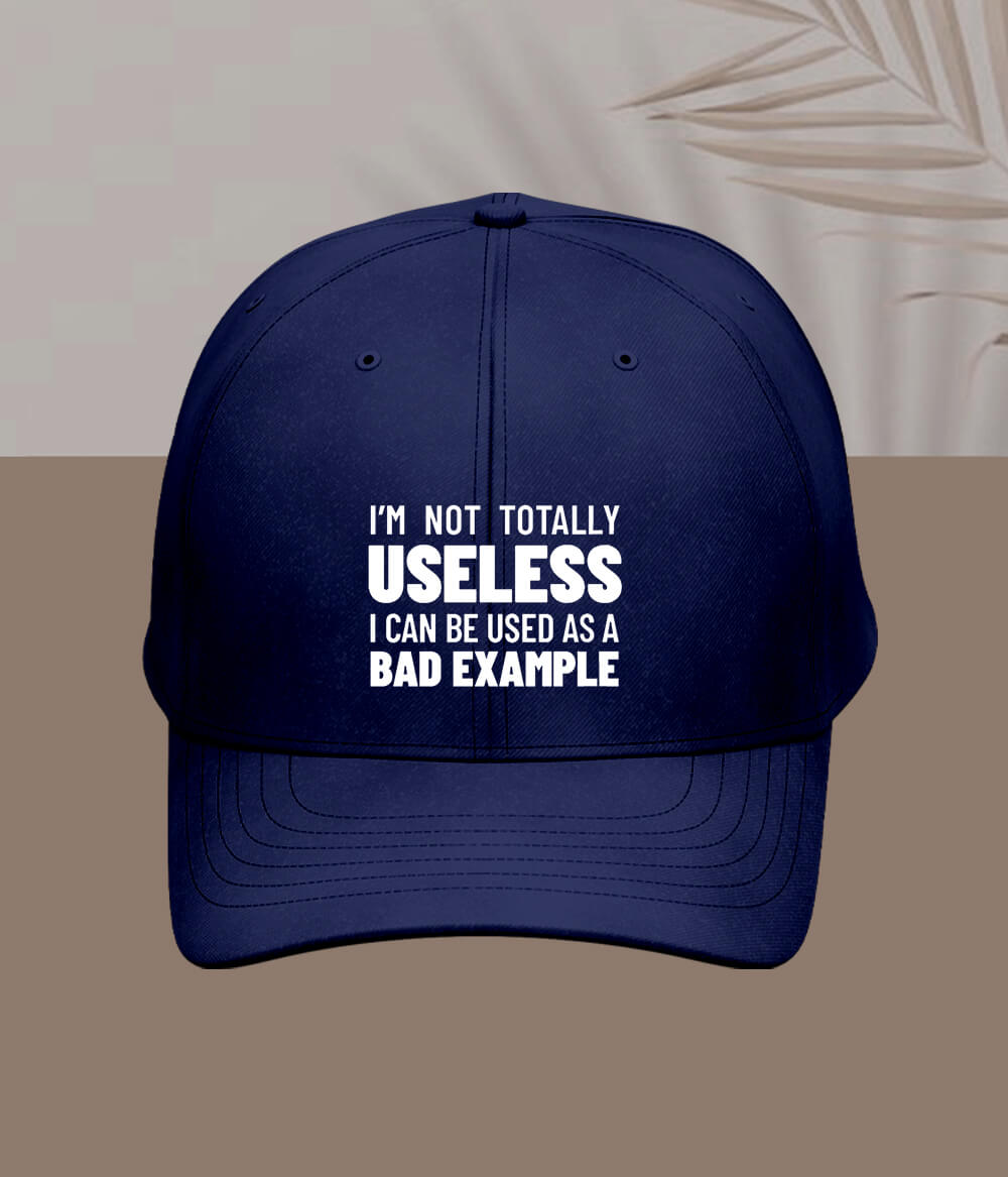 Navy Blue Not Totally Useless Cap