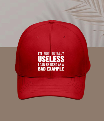 Red Not Totally Useless Cap
