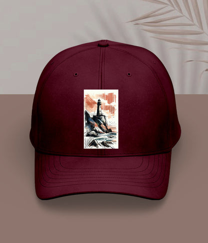 Maroon Ocean Cap