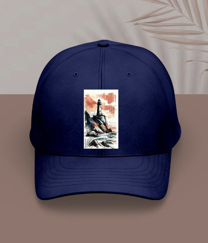 Navy Blue Ocean Cap
