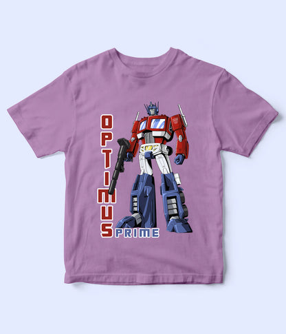 Optimus Prime Purple Shirt for Boys