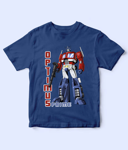 Optimus Prime Royal Blue Shirt for Boys