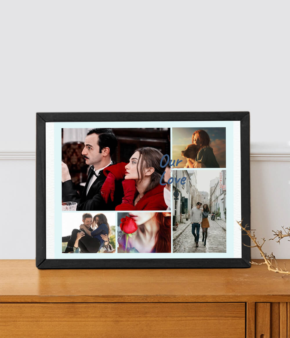 Our Love Story Frame | Personalized Picture Frame | Valentine Gift