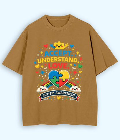 Oversized Autism Awareness T-Shirt (Unisex)